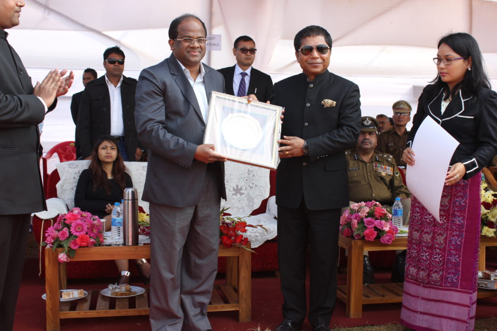 Mission Green Champion Award from Chief Minister Meghalaya